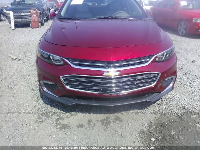 1G1ZD5ST5JF100649 - 2018 CHEVROLET MALIBU LT MAROON photo 6