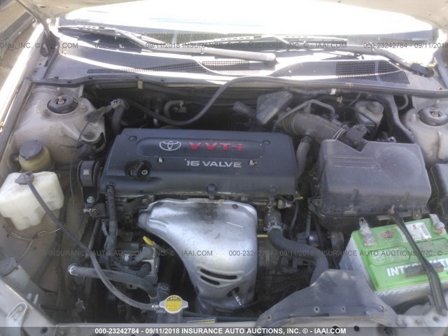 4T1BE32K12U520306 - 2002 TOYOTA CAMRY LE/XLE/SE Алтын фото 10