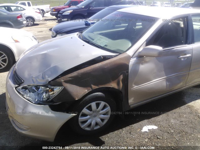 4T1BE32K12U520306 - 2002 TOYOTA CAMRY LE/XLE/SE Алтын фото 6