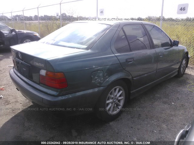 WBACC0328WEK25938 - 1998 BMW 318 I AUTOMATIC GREEN photo 4
