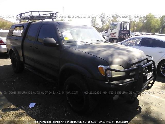 5TBRT341X3S335747 - 2003 TOYOTA TUNDRA ACCESS CAB SR5 BLACK photo 1