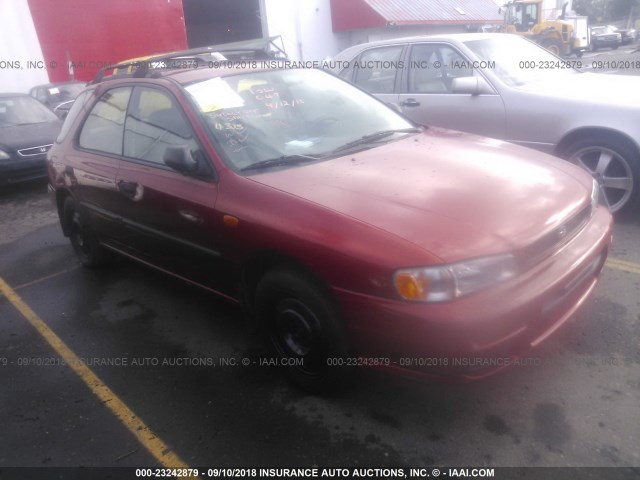 JF1GF4358YH800222 - 2000 SUBARU IMPREZA L RED photo 1