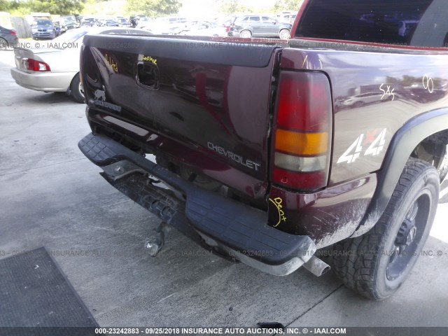 1GCGK29U6XZ174901 - 1999 CHEVROLET SILVERADO K2500 MAROON photo 6