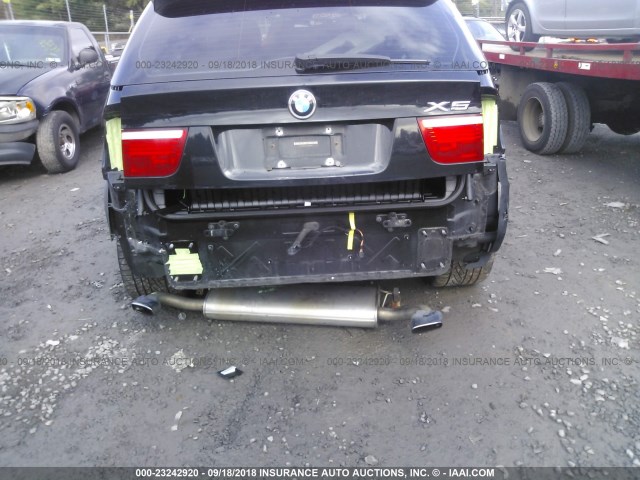 5UXFE8C52AL310814 - 2010 BMW X5 XDRIVE48I Czarny zdjęcie 6