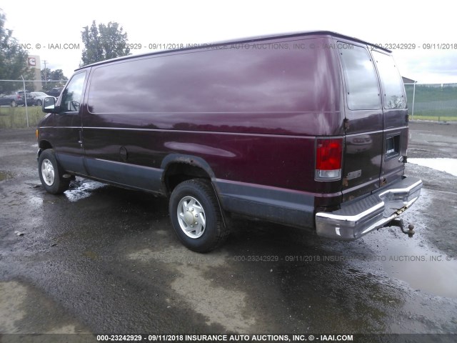 1FTSS34L56HA91799 - 2006 FORD ECONOLINE E350 SUPER DUTY VAN BURGUNDY photo 3