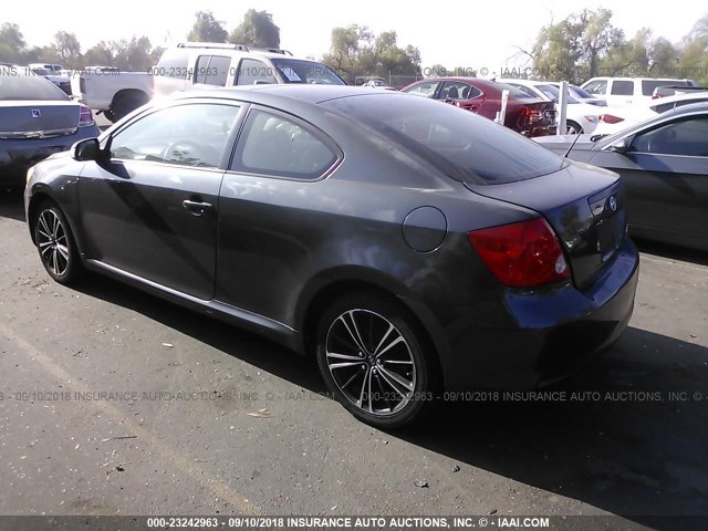 JTKDE177570202640 - 2007 TOYOTA SCION TC 灰色 照片 3