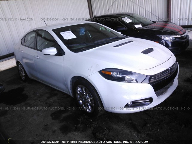 1C3CDFEB4GD765959 - 2016 DODGE DART GT WHITE photo 1