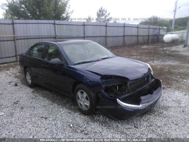 1G1ZT52875F292970 - 2005 CHEVROLET MALIBU LS BLUE photo 1