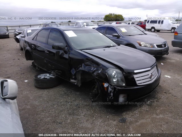 1G6DP577960144946 - 2006 CADILLAC CTS HI FEATURE V6 BLACK photo 1