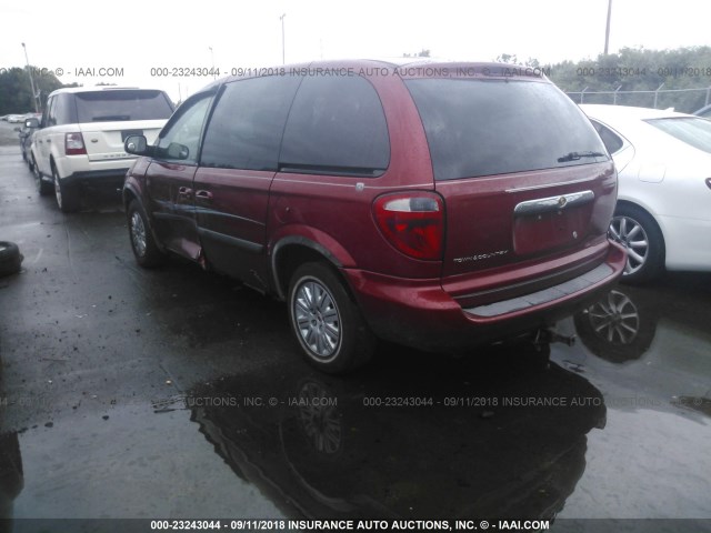 1A4GP45R36B549174 - 2006 CHRYSLER TOWN & COUNTRY  RED photo 3