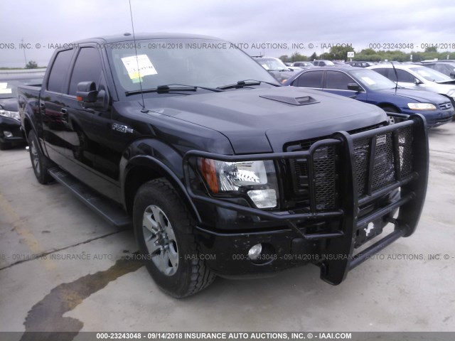 1FTFW1CF5DKE69819 - 2013 FORD F150 SUPERCREW BLACK photo 1