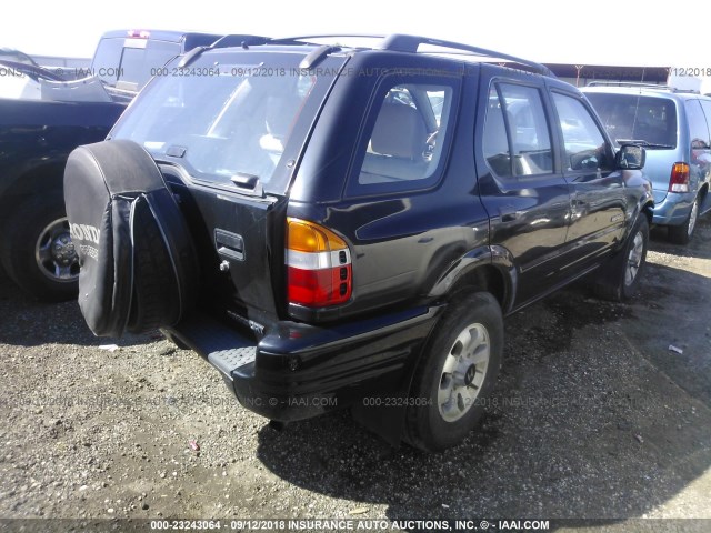 4S6DM58W5Y4403779 - 2000 HONDA PASSPORT EX/LX 黑色 照片 4