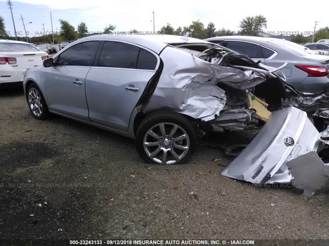 1G4GD5G32EF271125 - 2014 BUICK LACROSSE PREMIUM GRAY photo 3