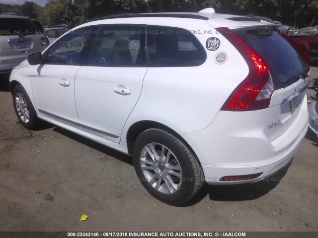 YV440MDJ8G2924452 - 2016 VOLVO XC60 T5 WHITE photo 3