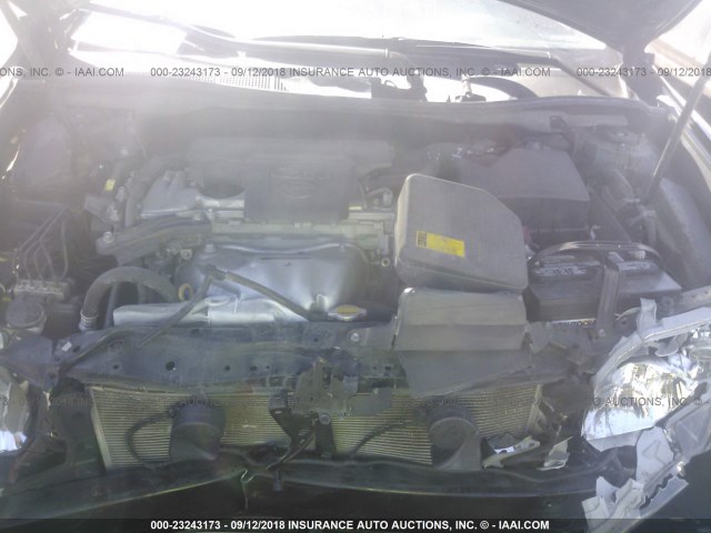 4T1BF1FK8CU162182 - 2012 TOYOTA CAMRY SE/LE/XLE შავი ფოტო 10