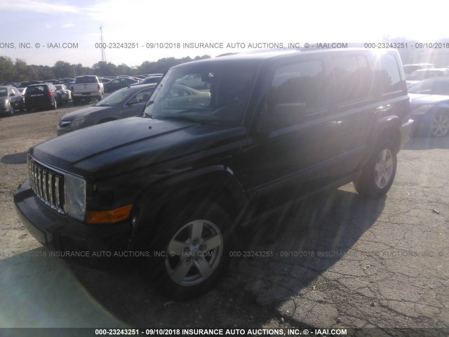 1J8HG48K67C651081 - 2007 JEEP COMMANDER 黑色 照片 2