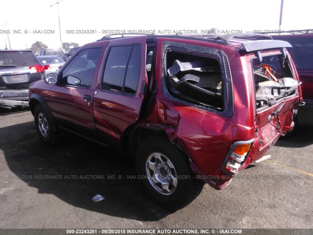 JN8AR05S5VW115352 - 1997 NISSAN PATHFINDER XE/LE RED photo 3