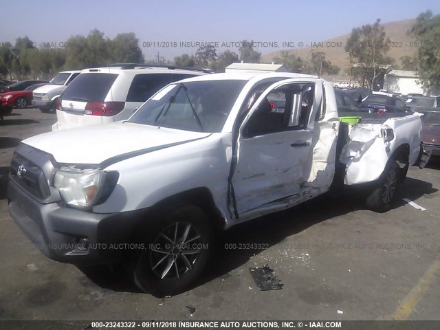 5TFTX4CN7CX018708 - 2012 TOYOTA TACOMA ACCESS CAB Weiß Foto 2