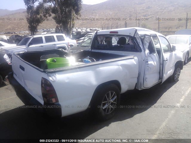 5TFTX4CN7CX018708 - 2012 TOYOTA TACOMA ACCESS CAB Weiß Foto 4