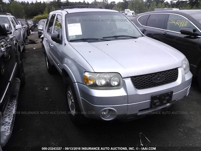 1FMCU96HX6KA35558 - 2006 FORD ESCAPE HEV SILVER photo 1