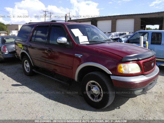 1FMPU16L02LA00491 - 2002 FORD EXPEDITION XLT RED photo 1
