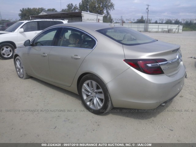 2G4GK5EX3E9184502 - 2014 BUICK REGAL 香槟色 照片 3
