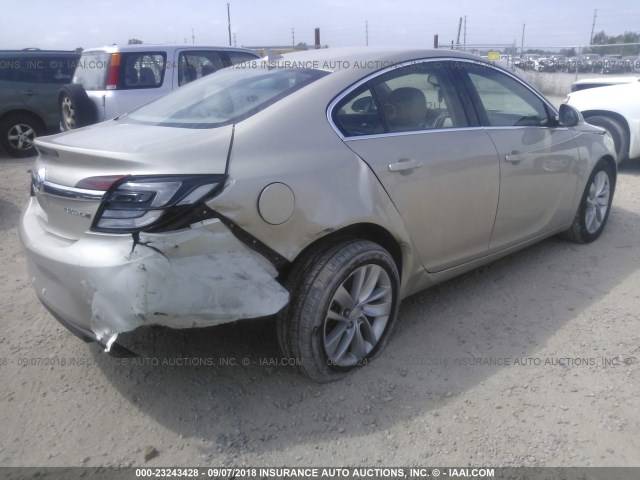 2G4GK5EX3E9184502 - 2014 BUICK REGAL 香槟色 照片 4