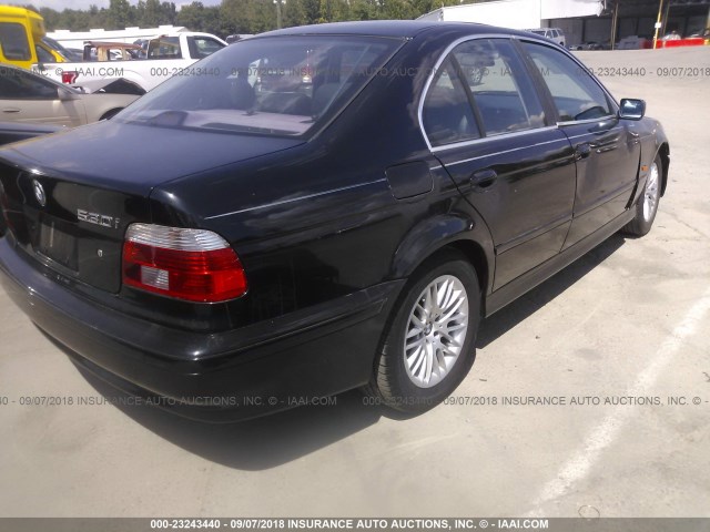 WBADT63453CK39845 - 2003 BMW 530 I AUTOMATIC BLACK photo 4