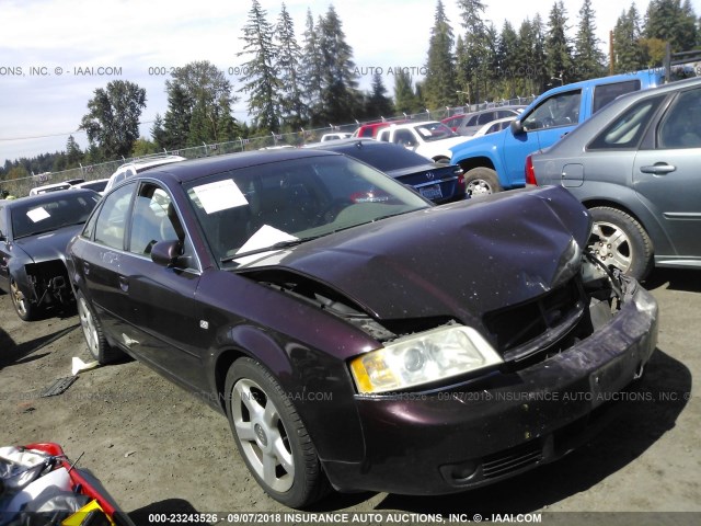 WAULD64B04N027804 - 2004 AUDI A6 2.7T QUATTRO MAROON photo 1