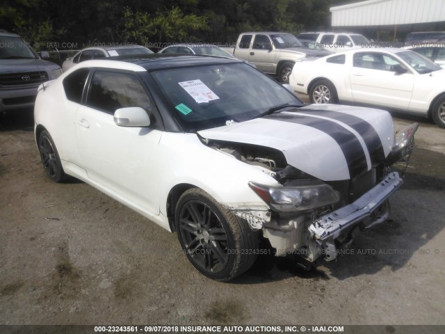 JTKJF5C74B3007830 - 2011 TOYOTA SCION TC 白色 照片 1