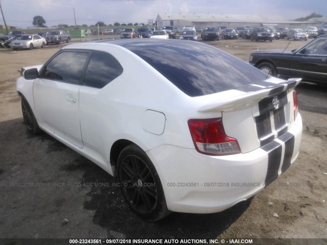 JTKJF5C74B3007830 - 2011 TOYOTA SCION TC 白色 照片 3