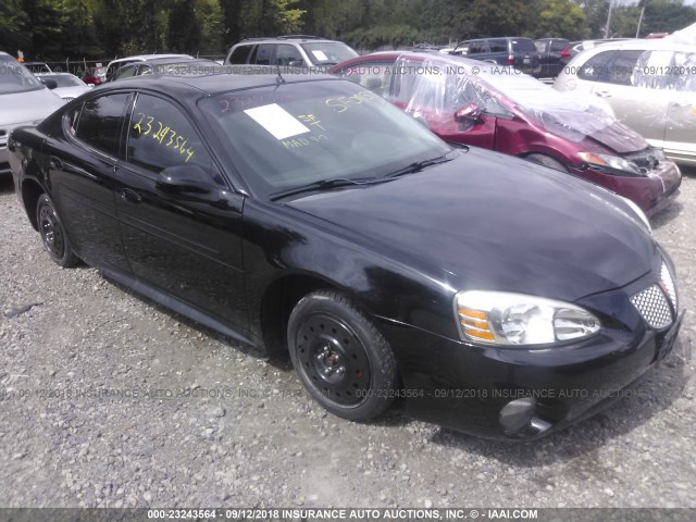 2G2WP522051275241 - 2005 PONTIAC GRAND PRIX Чорний фото 1