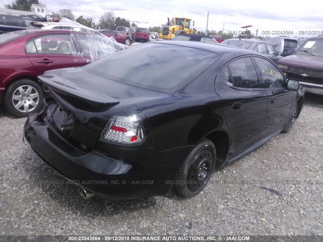 2G2WP522051275241 - 2005 PONTIAC GRAND PRIX Чорний фото 4