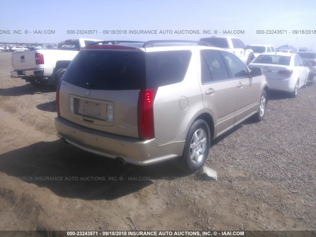 1GYEE637760182186 - 2006 CADILLAC SRX GOLD photo 4