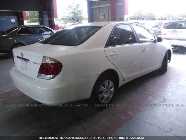 4T1BE32K15U432635 - 2005 TOYOTA CAMRY LE/XLE/SE Ağ foto 4
