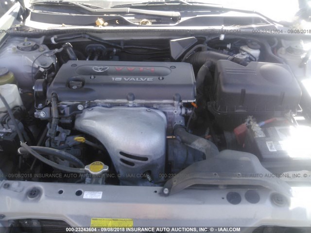 4T1BE32K24U887900 - 2004 TOYOTA CAMRY LE/XLE/SE 灰色 照片 10