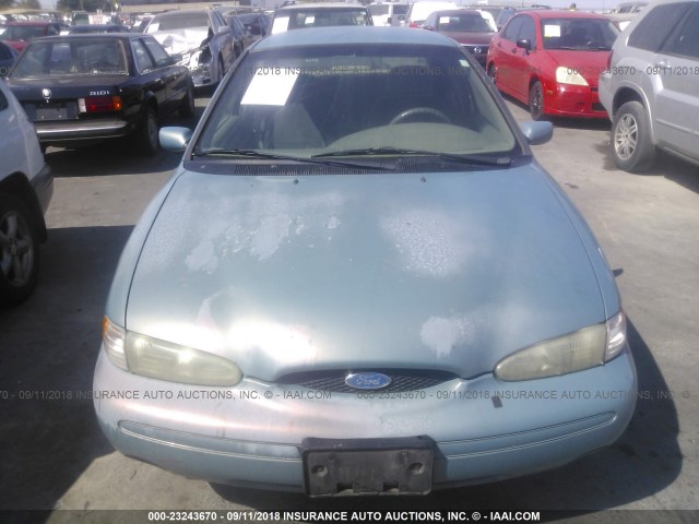 1FALP6538TK111604 - 1996 FORD CONTOUR GL/SPORT BLUE photo 6