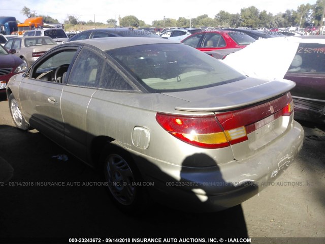 1G8ZR1278YZ113273 - 2000 SATURN SC2 BEIGE photo 3