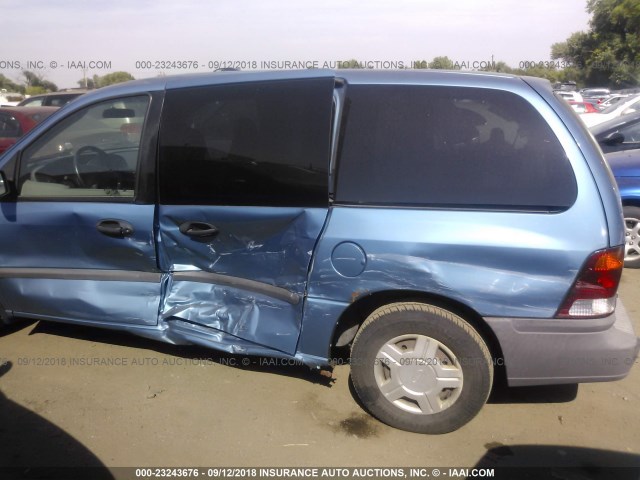 2FMZA50462BA59717 - 2002 FORD WINDSTAR LX BLUE photo 6