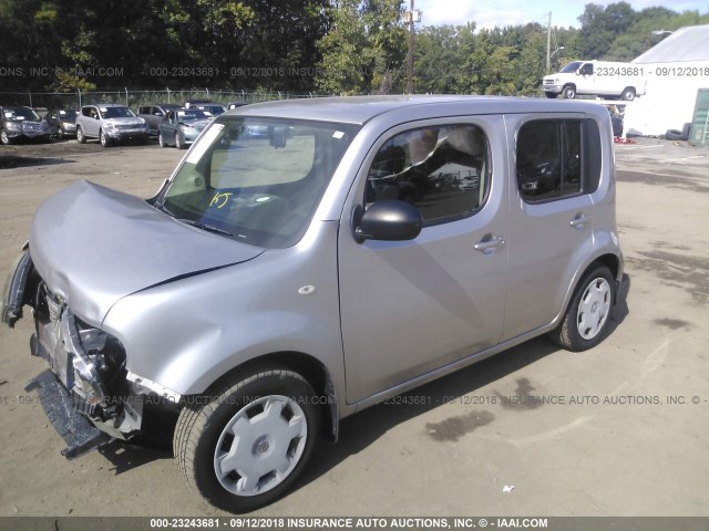 JN8AZ2KR8BT212393 - 2011 NISSAN CUBE S/SL/KROM SILVER photo 2