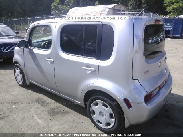 JN8AZ2KR8BT212393 - 2011 NISSAN CUBE S/SL/KROM SILVER photo 3