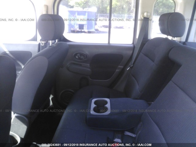 JN8AZ2KR8BT212393 - 2011 NISSAN CUBE S/SL/KROM SILVER photo 8