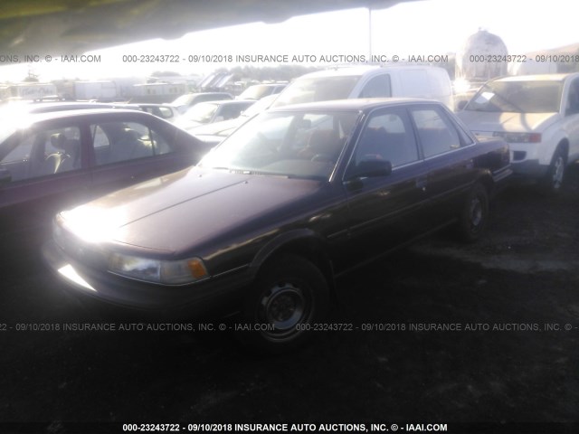 4T1SV21E3LU259185 - 1990 TOYOTA CAMRY DLX 栗色 照片 2