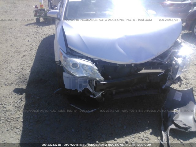 4T1BF1FK0CU052159 - 2012 TOYOTA CAMRY SE/LE/XLE ვერცხლისფერი ფოტო 6