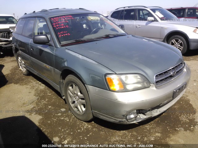 4S3BH6759Y7649997 - 2000 SUBARU LEGACY OUTBACK AWP 绿色 照片 1