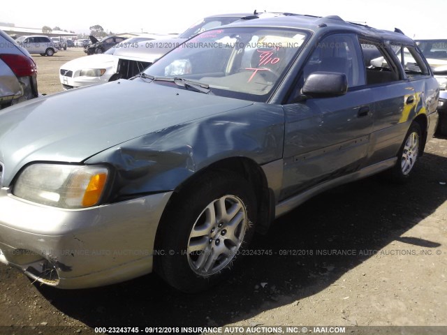 4S3BH6759Y7649997 - 2000 SUBARU LEGACY OUTBACK AWP 绿色 照片 6