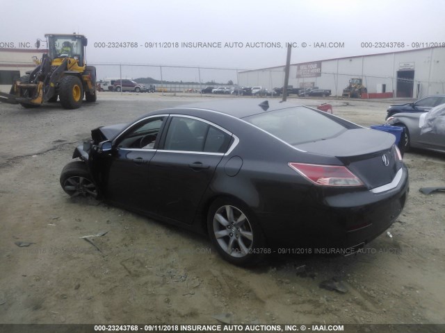 19UUA8F50EA001362 - 2014 ACURA TL TECH GRAY photo 3