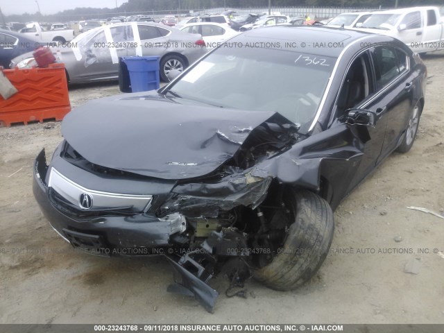 19UUA8F50EA001362 - 2014 ACURA TL TECH GRAY photo 6