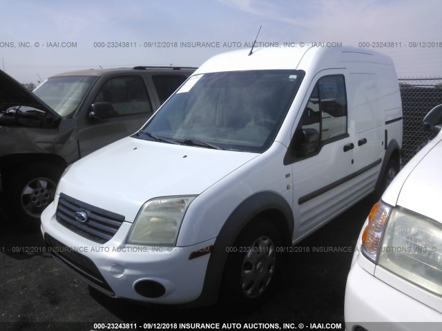 NM0LS7DN7BT050284 - 2011 FORD TRANSIT CONNECT XLT WHITE photo 2