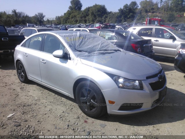 1G1PC5SB7E7170686 - 2014 CHEVROLET CRUZE LT SILVER photo 1